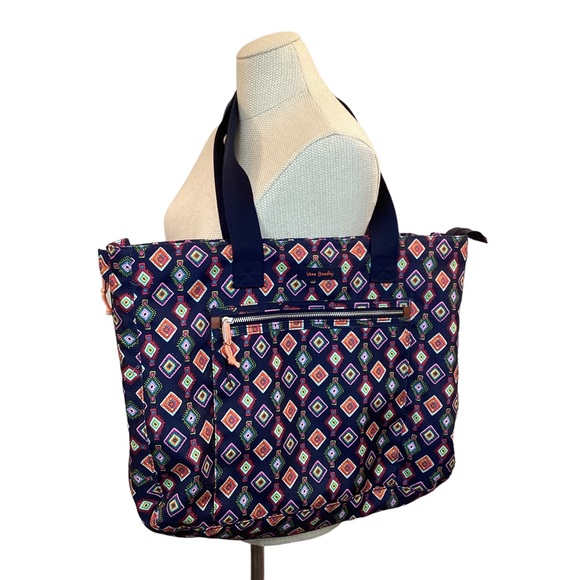 Vera Bradley Expandable Large Tote Bag - Like New - Picture 1 of 14